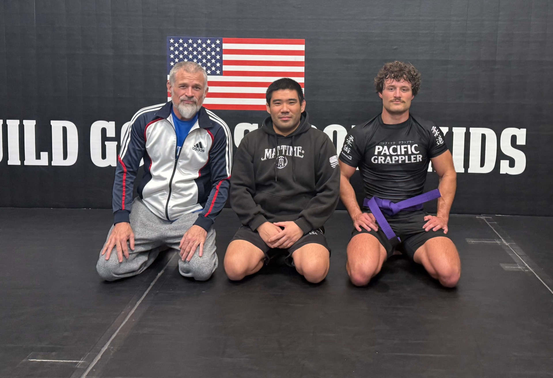 Evan Ivaldi after earning his Brazilian Jiu Jitsu purple belt
