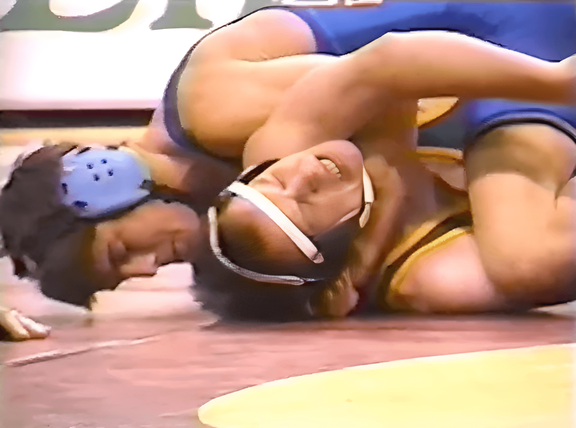 Matt Sanchez wrestling — top position pin